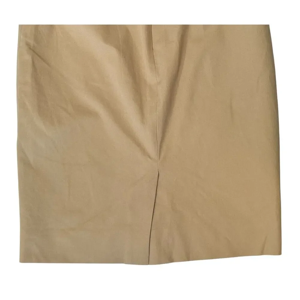 J. Crew No. 2 Pencil Skirt Tan E9229 Petite Size 2P